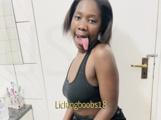 Lickingboobs18